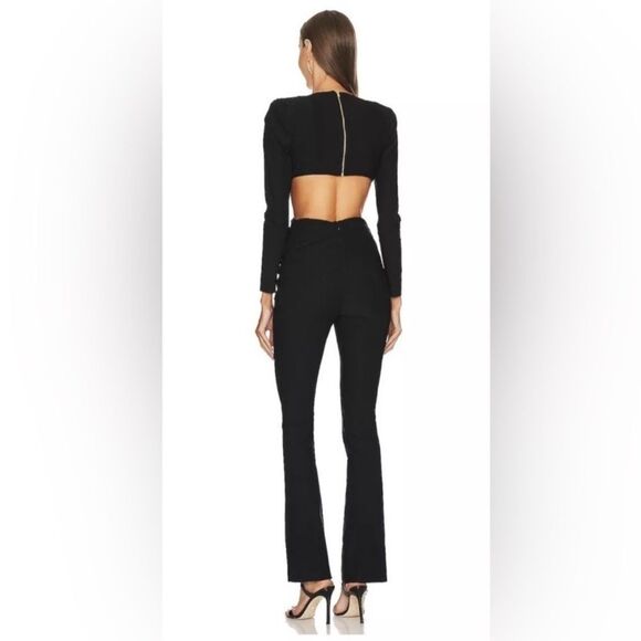 Michael Costello x Revolve Mercy Jumpsuit Black Size Small - Picture 3 of 11
